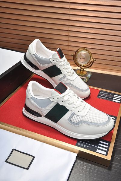 

2020 new arrival fashion men women casual shoes luxury designer sneakers shoes genuine leather bee embroidered size38-45, Black