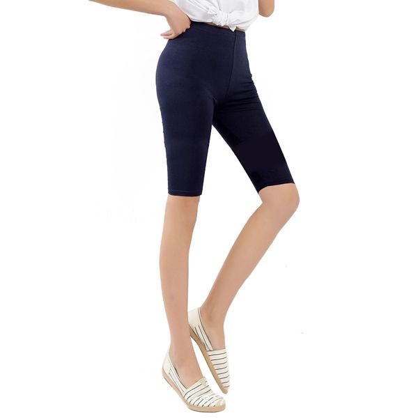 

newly women pants knee length elastic solid color running fitness girl casual trousers plus size 3-5xl vk-ing, White;black