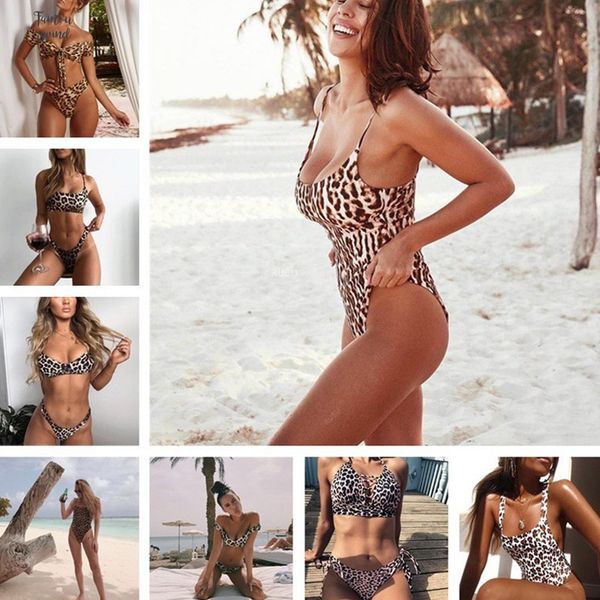 

2019 bikini printed swimsuits women dot thong bathing suit maillot de bain femme swimwear bikini set biquinis, White;black