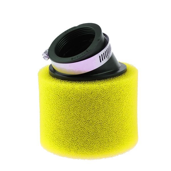 

angle bent foam air filter for pit quad dirt bike atv buggy 45mm