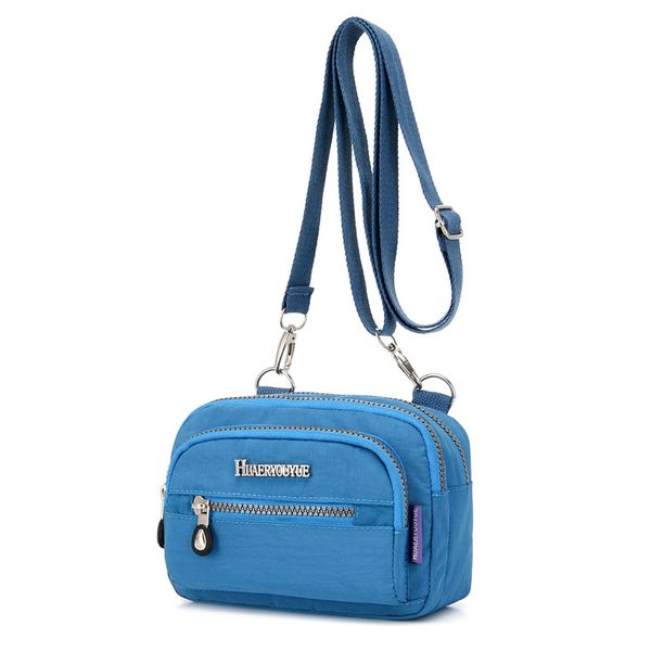 

multi storey crossbody bags for women 2020 fashion simple shoulder bag mini ladies cross body bag nylon small travel handbag