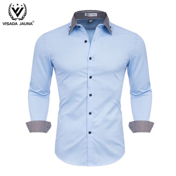 

korean clothes shirt camisa shirts for men cotton blouse masculina long sleeve chemise longue white black blusa koszula fashion
