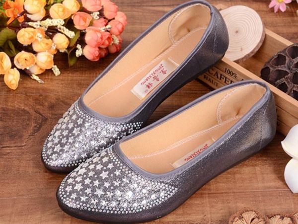 

women's shoes in spring and autumn flat bottom pointed end@695, Black