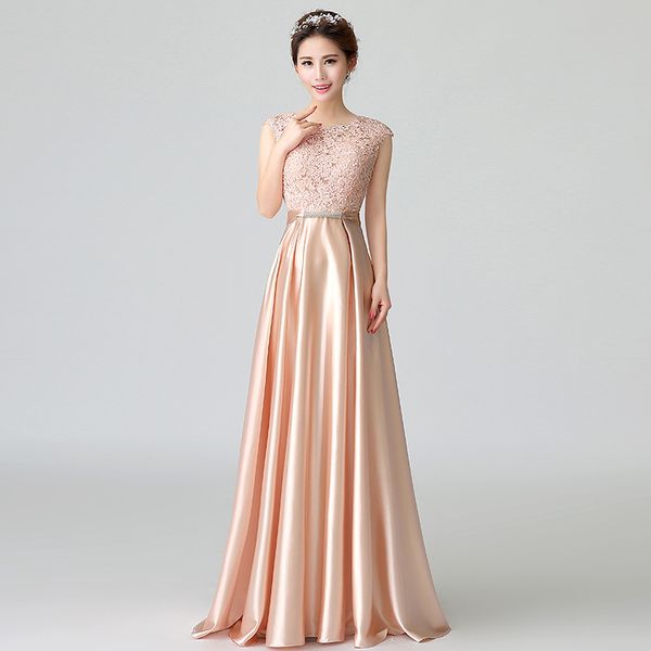 

2019 new women lace full length qipao long vestido de festa elegant lady wedding bridesmaid dress flower cheongsam s-xxl, Red