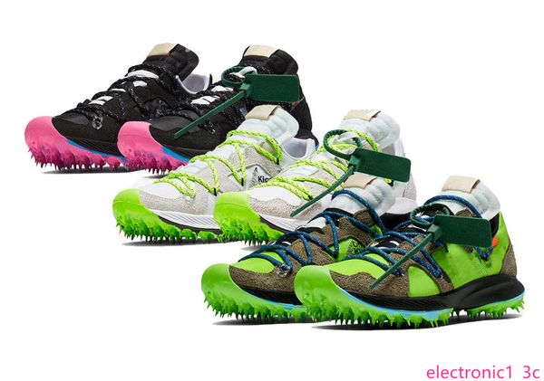 

2019 designer terra kiger 5 running shoes black pink white electric green white grey green black men womens sport sneakers size 36-45, Black;green