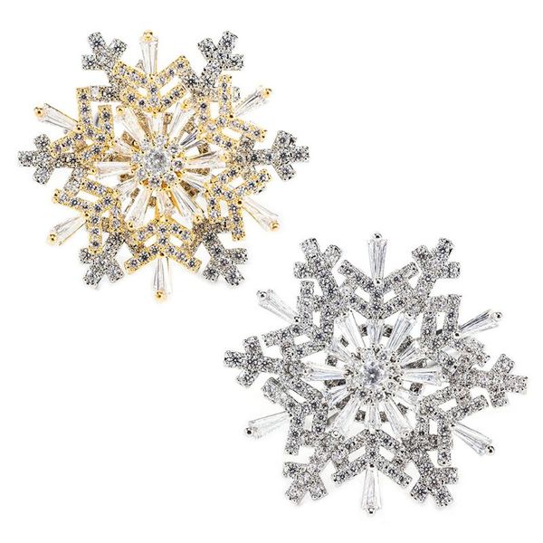 

shiny rotatable cubic zircon snowflake ring open adjustable finger accesories, Golden;silver