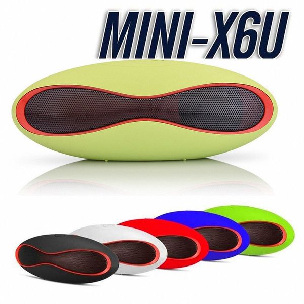 

bluetooth speaker x6u portable wireless stereo speakers hands-v3.0 audio mp3 player subwoofer with u disk tf card