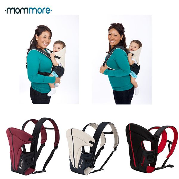 

mommore передняя и задняя детский крем carrier обновленный 3-14months дышащий младенческой детские sling рюкзак мешок wrap кенгуру