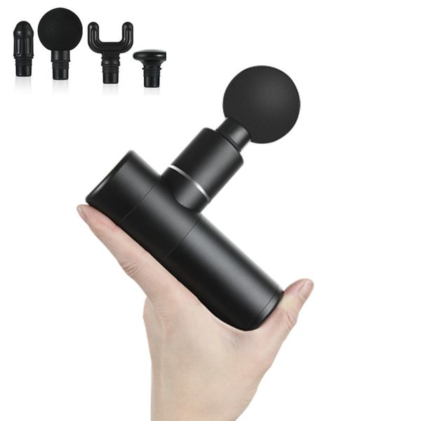 

home travel portable massage gun muscle relaxation massager vibration fascial gun fitness equipment noise reduction design