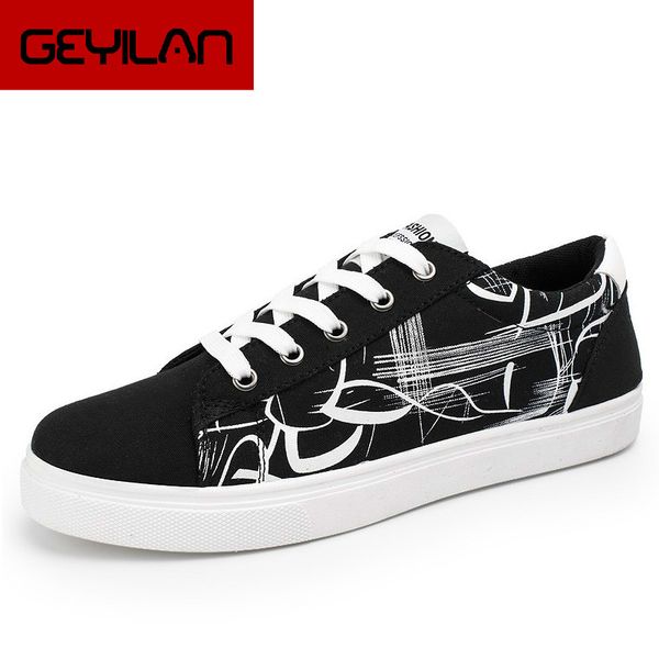 

new 2019 fashion sneakers men canvas shoes breathable mens casual shoes male brand footwear cloth 756, Black