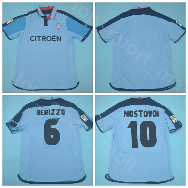 

2003 наборы shirt 2004 rc сельта ретро-джерси мужчины футбол 10 мостовой 6 berizzo 7 vagner team цвет синий футбол, Black;yellow