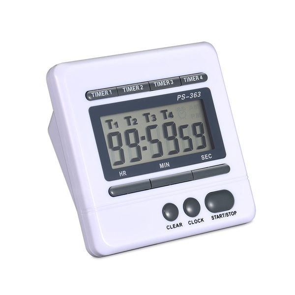 

digital countdown timer 4 channel count up down kitchen cooking timer clock other kitchen dining bar