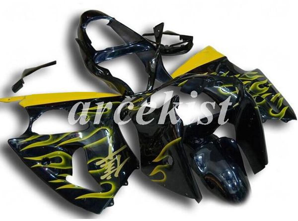 

мотоцикл новый abs инъекция полный обтекатели комплекты fit для kawasaki ninja zx-6r 2000 2001 2002 636 zx6r кузовостроение набор черный зол