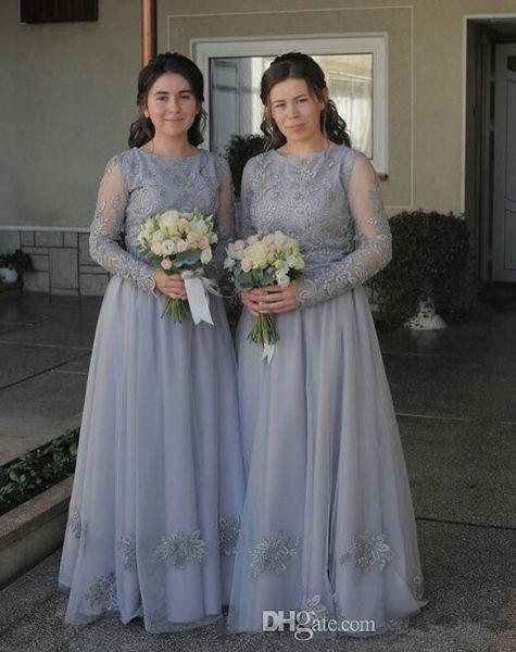 

серый с длинным рукавом плюс размер платья невесты кружева аппликация одеяния de bal 2020 новые свадебные платья гостей бисером вечерние пла, White;pink