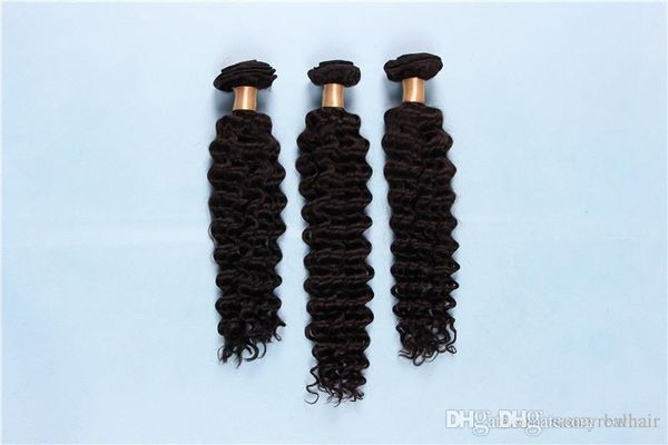 Deep Weaves 100% estensioni non trattate dei capelli umani 3Bundles trama brasiliana dei capelli Prezzo all'ingrosso