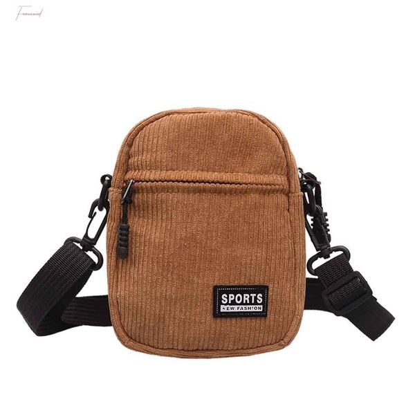 

женщины простой холст crossbody сумка вельвет площади сумка мода плеча пакет пляж мешок 15