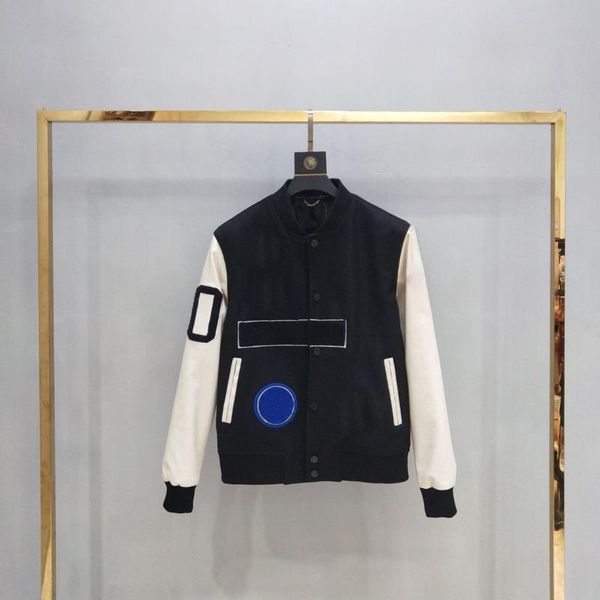 

19fw luxury european baseball coat uniform fashion single breasted warm jacket couples women men's designer coats hfkyjk012, Black;brown