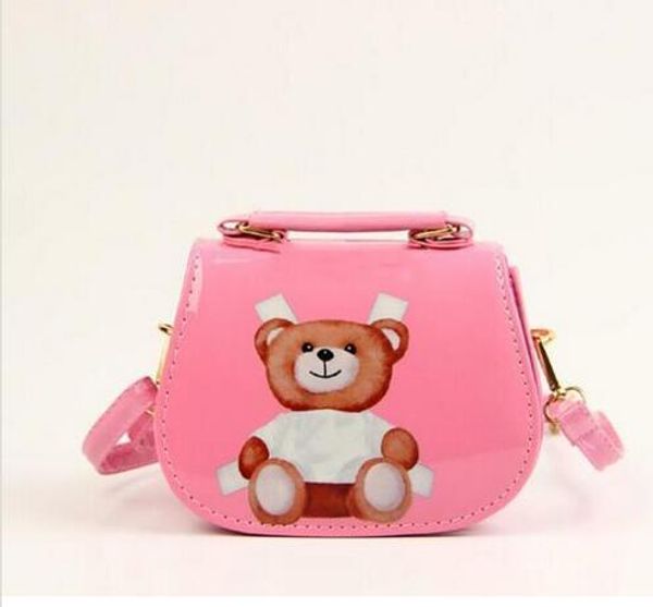 Designer Kids Jelly Messenger Bag Stylish Baby Girl Schulter Handtasche Kleinkind Geldbeutel Mädchen Mini Süßigkeit Farbbeutel Babybeutel