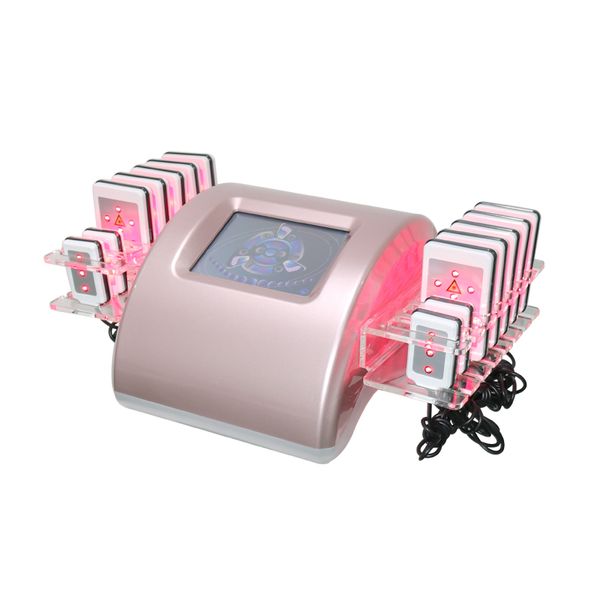 Alta qualidade A mais nova venda Zerona Laser Slimming Machine Professional Dual Diodo Lipo Laser 650nm Lipolaser 10 + 4 laser