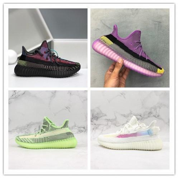 

2019 new sneakers yeezy yeezys yezzy yeezys 350 v2 running shoes static yecheil white sesame kanye west sports shoe1b64#, Black