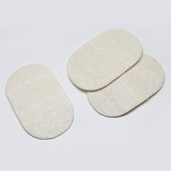 

natural loofah dishwashing brush oval eight shaped white color pot bowl kitchen clean brushes dead skin bath shower tools 1ny e1