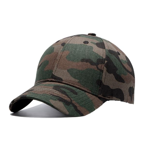 

camouflage camo men's adjustable baseball cap , army green printed snapback flat bill brim trucker hat 6 panel styles, Blue;gray
