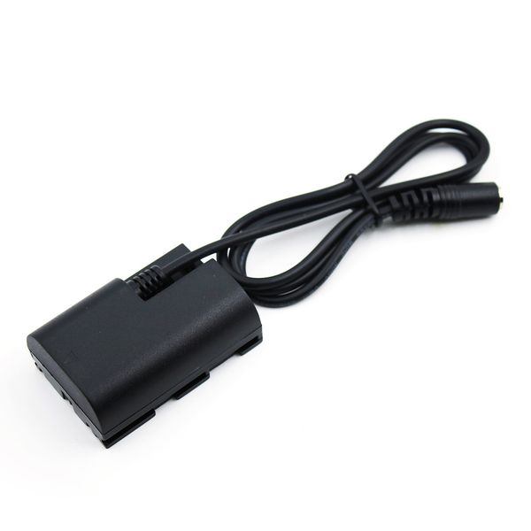 

dr-e6 dre6 camera power adapter coupler for canon eos 5d mark ii iii 6d 60d 7d (lp-e6 battery)