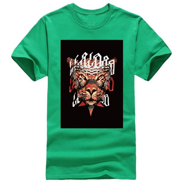 

ревущие бенгальский тигр индивидуальный дизайн t-shirt мода мужской конструктор досуг мужская хлопка с коротким рукавом удобная t-shirt, White;black