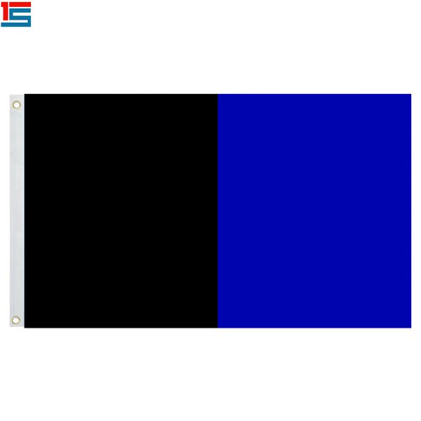 

black and dark navy color two-tone flag flag 3ft x 5ft polyester, 90*150cm flag with 2 grommets,flags of simple colour