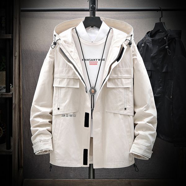 

19183 # [главная push-] 2019 новый стиль корейский стиль trend светоотражающие красивый инструментальное куртка сыпучие-fit с капюшоном, Black;brown