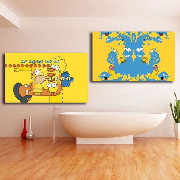 2019 The Simpsons Bart Simpson Wizard Canvas Nursery Painting Oil Print Poster Wall Art Picture For Kid Living Room Home Decor From Iwallart 6 33