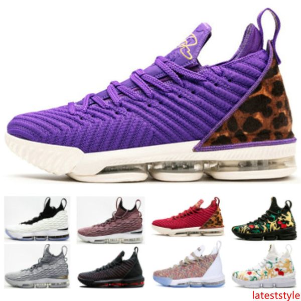 

2019 new mens foam basketball shoes xvi ep 16 multicolor 1thru 5 oreo fresh bred tretball shoes 16s wolf grey james 15 sports