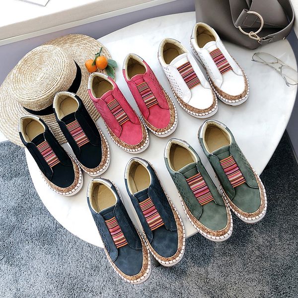 

fashion luxury designer women shoes ladies shoes flexible womens shoe single large size leisure style size 35-43 sale, Black
