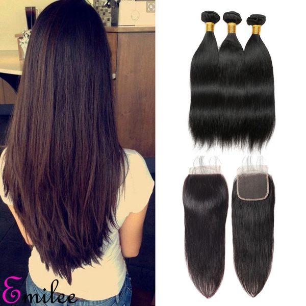 Emilee Straight Indian Hair Bundles Double Drawn Long Non Remy