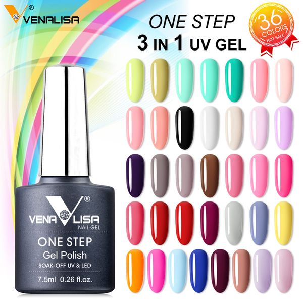 

new nail art design manicure 7.5ml one step gel polish soak off enamel gel polish uv nail lacquer varnish, Red;pink