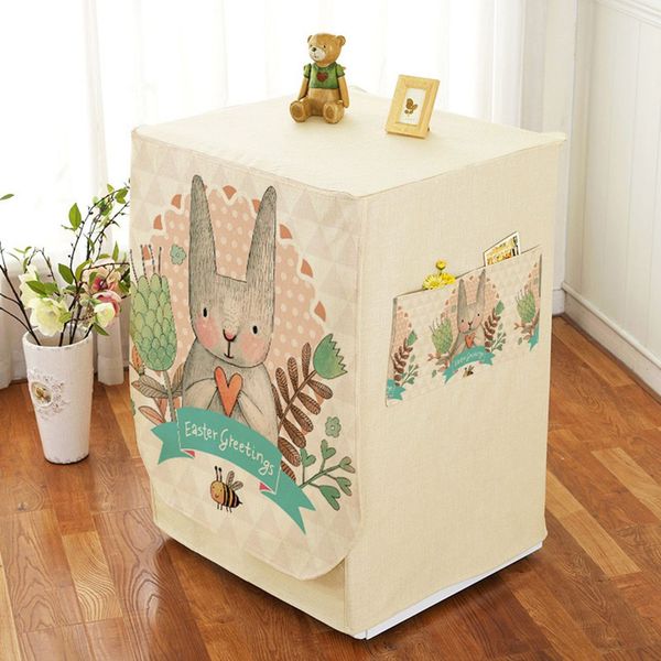 

animal print peva sunscreen washing machine dust cover waterproof protector