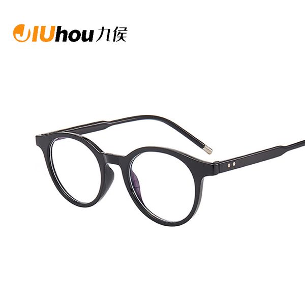 

anti blue ray glasses female eye care degree flat mirror male tide literary personality korean radiation anti-blue glasses, White;black