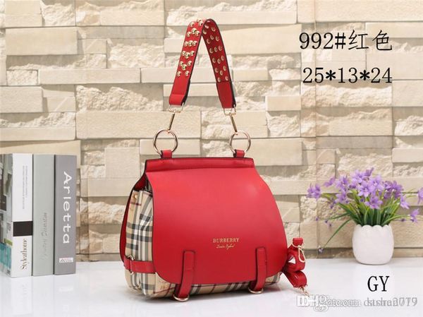 

2018 tyle handbag famou name fa hion leather handbag women tote houlder bag lady leather handbag m bag pur e 992