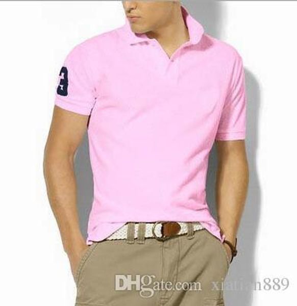 

summer big small horse embroidery men's t-shirt brand designs polo shirt men short sleeve casual men shirts slim fit polo cotton men po, White;black