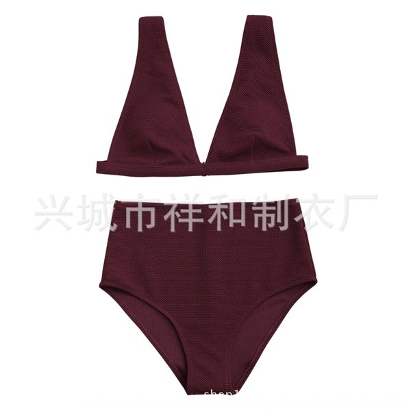 

2020 high waist lady swimwear 2020 bikini swimsuit high waist lady swimsuit bikini swimwear, White;black