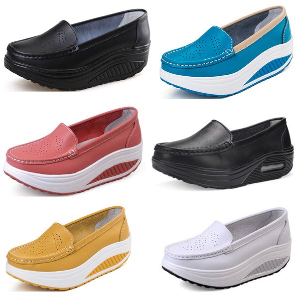 

2020 wholesale running shoes for women color one white black pink yellow blue fashion sports shoes non brand eur 35-40, White;red