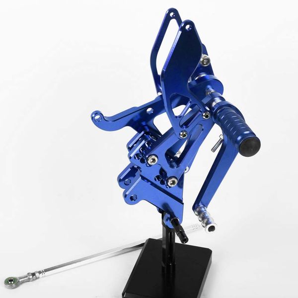 

smok motorcycle pedal for yzf r6 2003 2004 2005 cnc rearsets foot pegs footpeg rear brake shift adjusting set