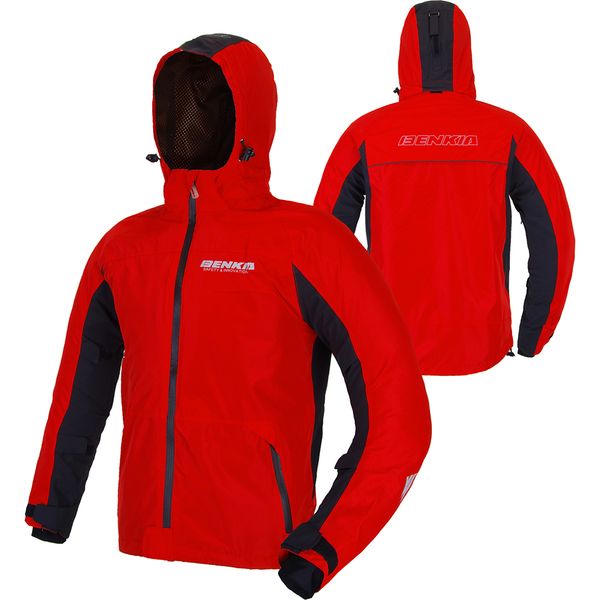 

benkia motorcycle reflective windproof moto motocross jacket spring summer windbreaker removable hood motorcycle wind coat