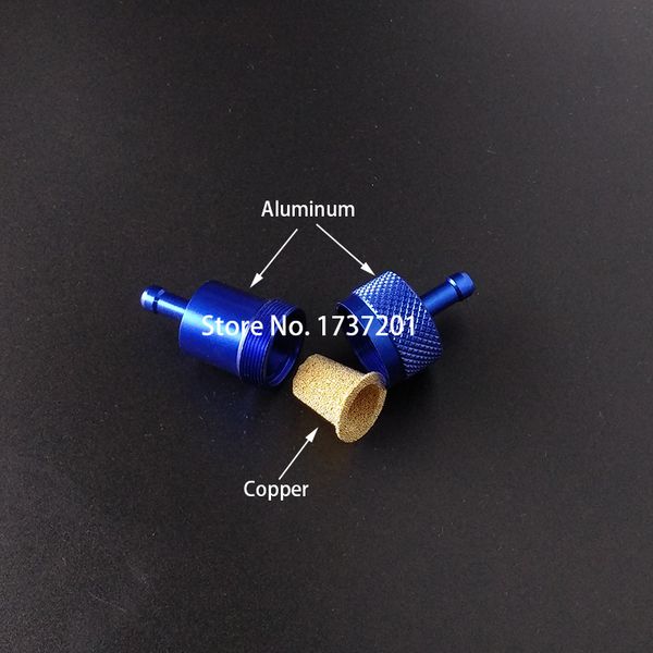 

1/4" 6mm universal motorcycle inline fuel oil filter cnc aluminium alloy pit dirt bike atv quad motorcycle accessories