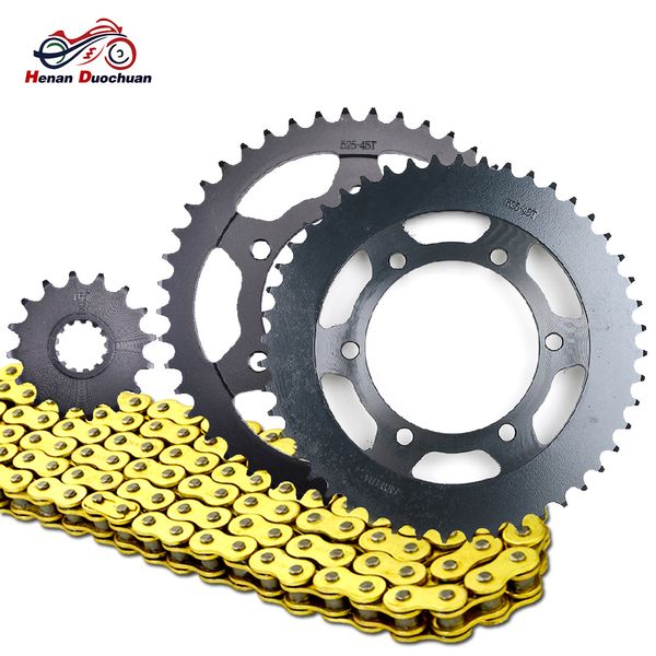 

525 16t 45t 48t motorcycle chain and front rear sprocket for yamaha mt-09 mt09 mtn850 sp sr street rally / sport tracker 14-18