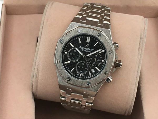 

brand mens watch ap luxury mens watch steel belt fashion retro gold watches carved philip man casual wristwatches