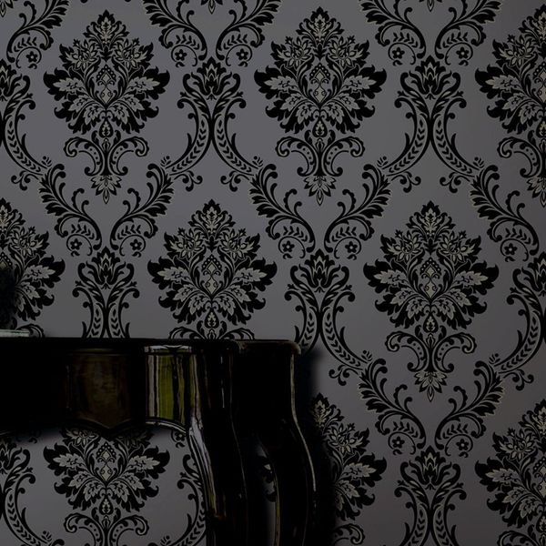 

стена бумаги домашнего декора velvet обои европейского папела де parede дамасской нетканым 3d обои обои для стен 3 д