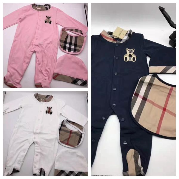 

Baby infant girl clothe plaid children de igner clothe girl black white newborn baby boy clothe jump uit romper hat 0 18 month