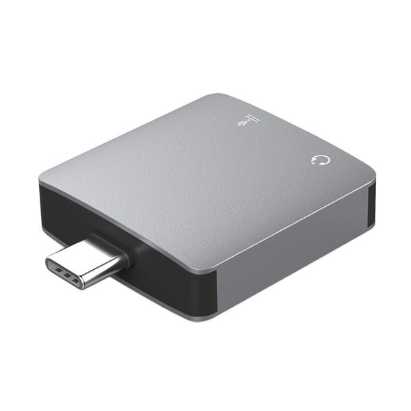 

type c to audio adapter, 2 in1 type-c to 3.5mm earphone audio jack converter