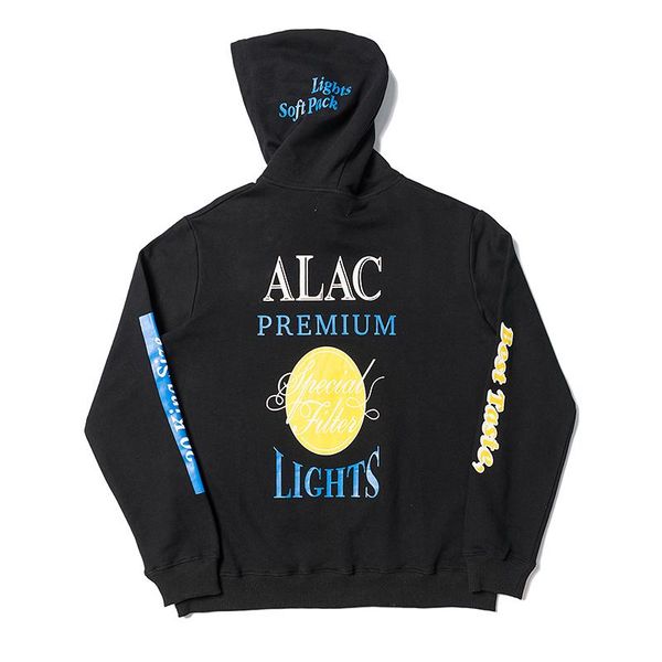 

alac triangle hoodie pure color lettered pattern print baseball long sleeve pullover hooded street hip hop casual street couple hfhlwy104, Black